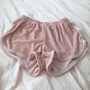Brandy Melville velvet shorts